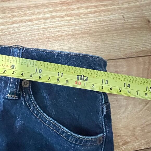 J Crew Jeans Size 24 Mid Rise Flare Crop Button Fly All Day Stretch Casual Denim - Picture 6 of 8